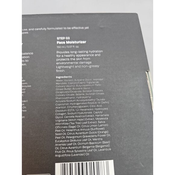 HOMMEFACE Men's Daily Trio Skincare Set, 3-Step Face Routine - Picture 10 of 10